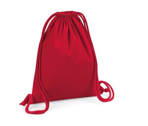 Westford mill WM260 - Organic Premium Cotton Gymsac Classic Red