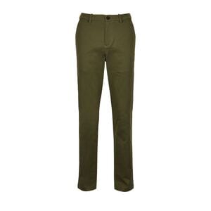 NEOBLU 03178 - Gustave Men Elasticated Waist Chino Trousers Kaki intense