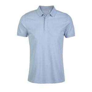 NEOBLU 03188 - Owen Men Piqué Polo Shirt With Concealed Placket Soft Blue