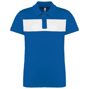 Proact PA494 - Kids' short-sleeved polo-shirt Sporty Royal Blue / White