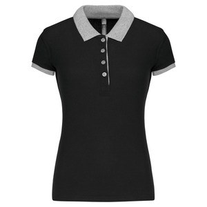 Kariban K259 - Ladies’ two-tone piqué polo shirt