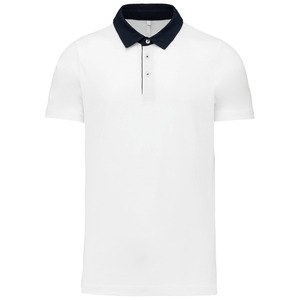 Kariban K260 - Mens two-tone jersey polo shirt