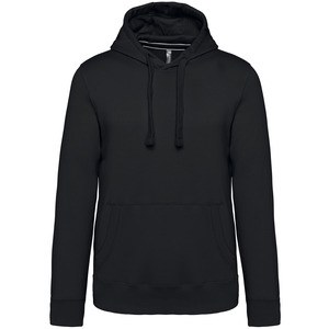 Kariban K489 - Men's hooded sweatshirt Black