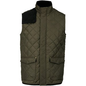 Kariban K6124 - Men's quilted bodywarmer Mossy Green / Black