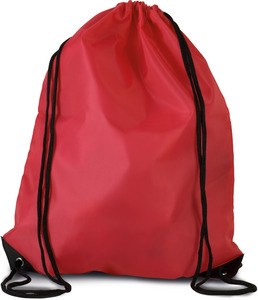 Kimood KI0104 - DRAWSTRING BACKPACK Cherry Red