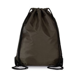 Kimood KI0104 - DRAWSTRING BACKPACK Dark Khaki