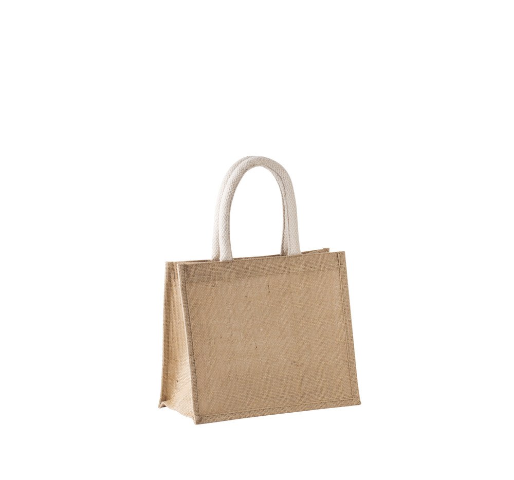 Kimood KI0273 - Jute canvas tote bag - medium model