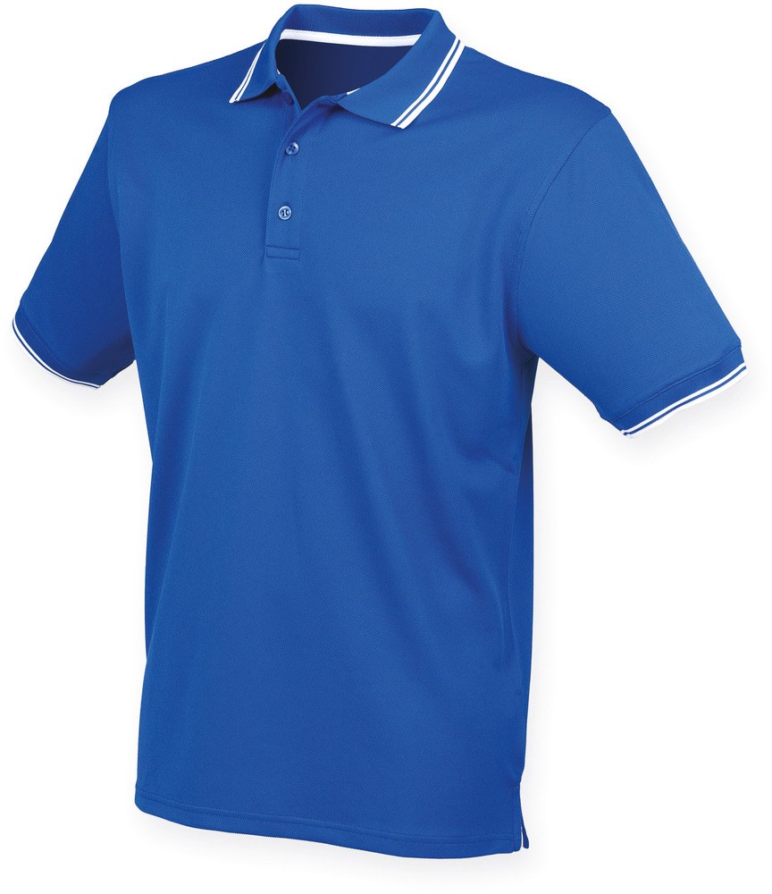 Henbury H482 - Cool plus polo shirt with piping