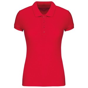 Kariban K210 - Womens short-sleeved organic piqué polo shirt