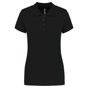 Kariban K255 - Ladies’ short-sleeved piqué polo shirt Black
