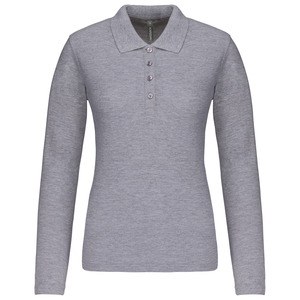 Kariban K257 - Ladies’ long-sleeved piqué polo shirt