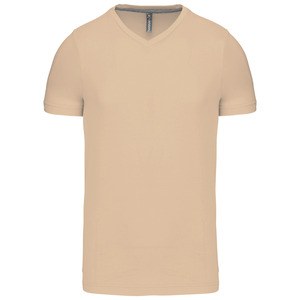 Kariban K357 - MEN'S SHORT SLEEVE V-NECK T-SHIRT Light Sand