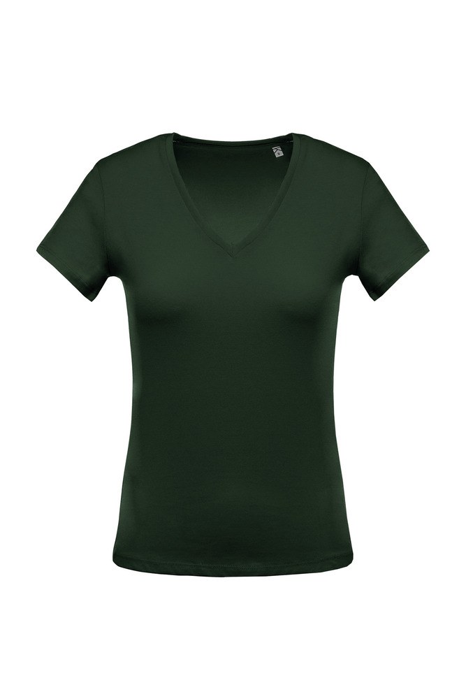 Kariban K390 - Ladies' short-sleeved V-neck T-shirt