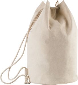 Kimood KI0629 - Cotton sailor bag with drawstring Natural