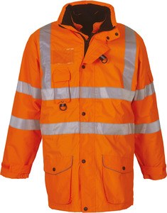 Yoko YHVP711 - Hi-Vis Multi-Functional 7-in-1 Parka