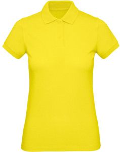 B&C CGPW440 - Women's organic polo shirt Solar Yellow