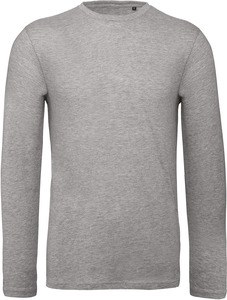 B&C CGTM070 - Men's Inspire Organic Long Sleeve T-Shirt Sport Grey