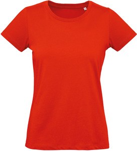B&C CGTW049 - Inspire Plus women's organic t-shirt Fire Red