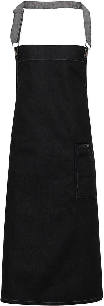 Premier PR134 - "Waxed effect" apron with "District" bib