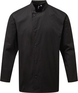 Premier PR901 - "Essential" long-sleeved chef's jacket Black