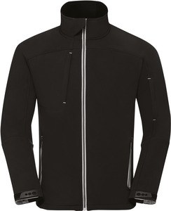 Russell RU410M - Men's Bionic-Finish® Softshell Jacket Black