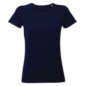 ATF 03273 - Lola Made In France Women's Round Neck T Shirt Navy