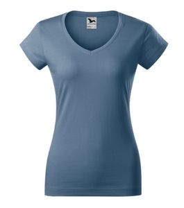 Malfini 162 - Fit V-neck T-shirt Ladies Denim