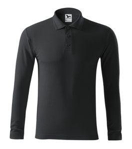 Malfini 221 - Pique Polo LS Polo Shirt Gents ebony gray