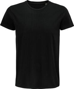SOL'S 03565 - Pioneer Men Round Neck Fitted Jersey T Shirt Deep Black