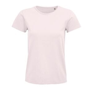 SOL'S 03579 - Pioneer Women Round Neck Fitted Jersey T Shirt Pale Pink