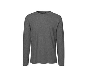 Neutral O61050 - Men's long-sleeved T-shirt Dark Heather