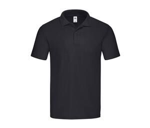 Fruit of the Loom SC282 - Cotton polo shirt Black