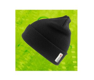 Result RC933X - Recycled acrylic thinsulate™ beanie Black