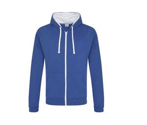 AWDIS JH053 - Contrast zipped hoodie