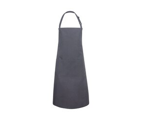 Karlowsky KYBLS5 - Basic bib apron with buckle and pocket Anthracite