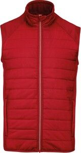 Proact PA235 - Dual-fabric sleeveless sports jacket Sporty Red