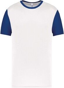 PROACT PA4024 - Children's Bicolour short-sleeved t-shirt White / Dark Royal Blue