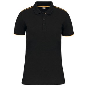 WK. Designed To Work WK271 - Ladies short-sleeved contrasting DayToDay polo shirt