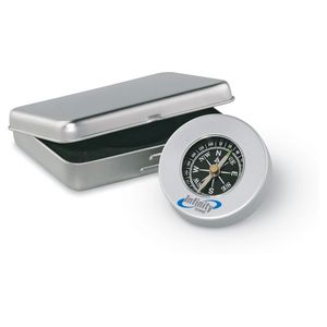 GiftRetail AR1249 - TARGET Target nautical compass matt silver