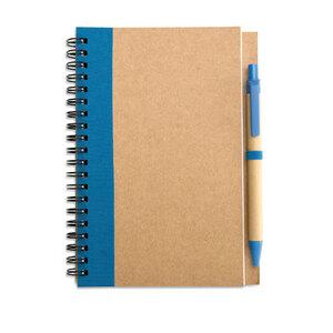 GiftRetail IT3775 - SONORA PLUS B6 recycled notebook with pen