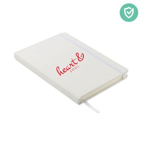 GiftRetail MO6141 - ARCO CLEAN A5 antibac notebook 96 plain White