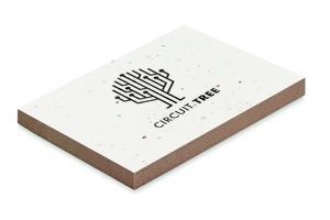 GiftRetail MO6234 - GROW ME Grass/seed paper memo pad White