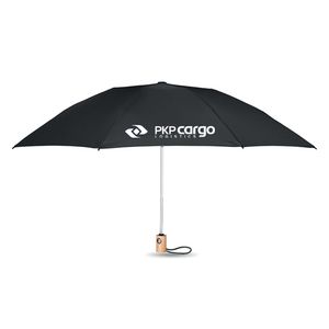 GiftRetail MO6265 - LEEDS 23 inch 190T RPET umbrella Black