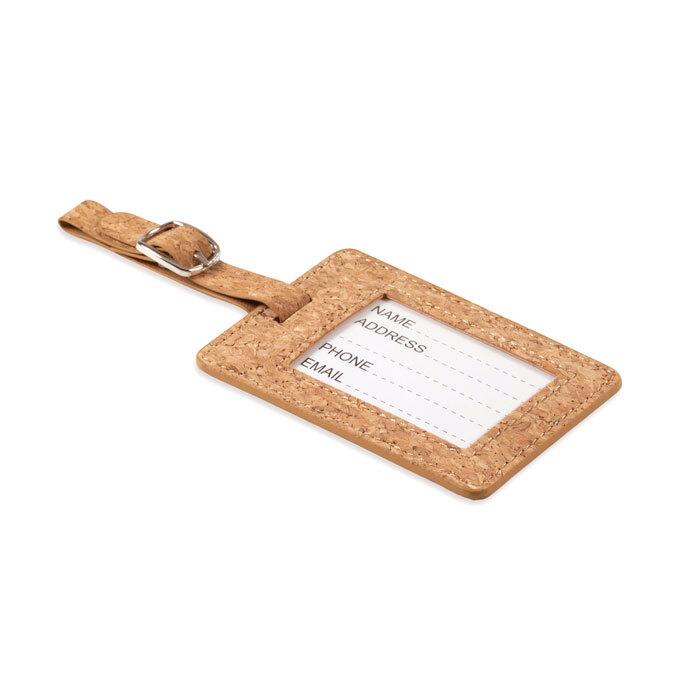 GiftRetail MO6418 - COCO Cork luggage tag