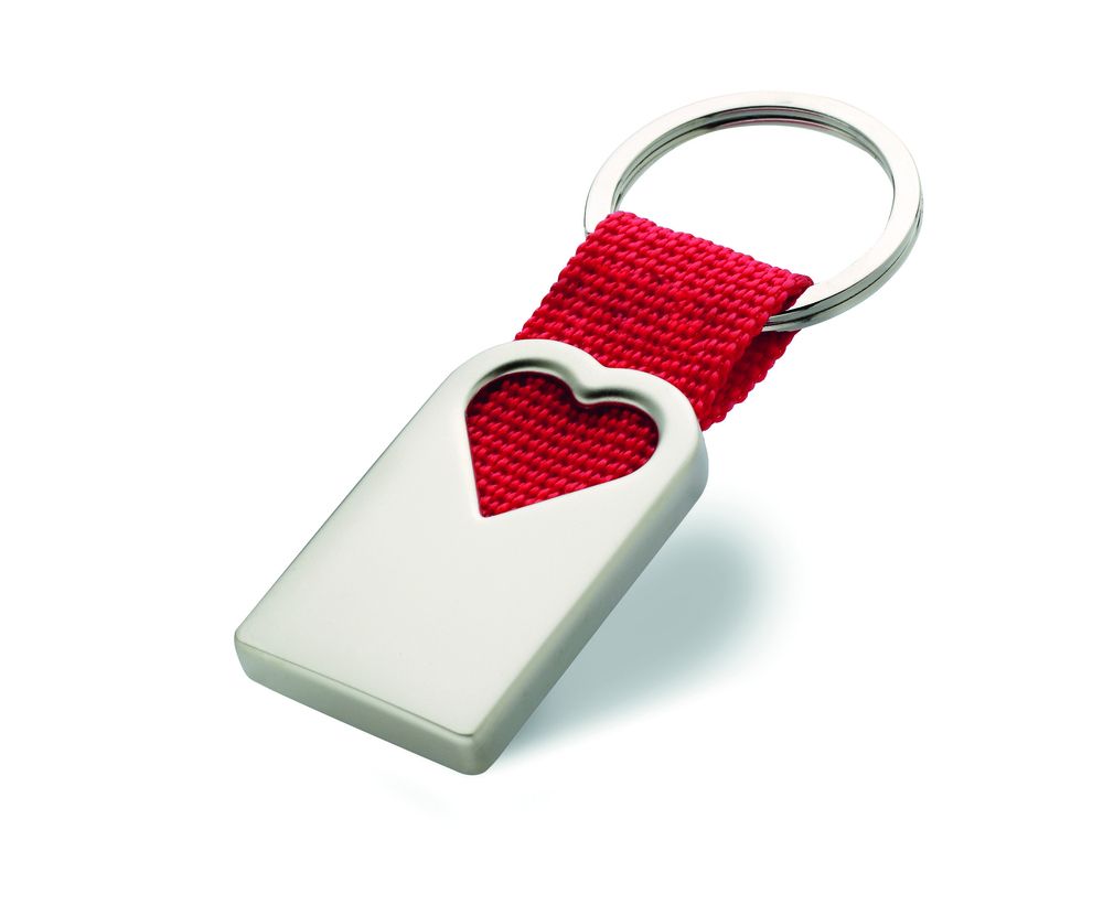 GiftRetail MO7155 - BONHEUR Heart metal key ring