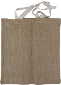 JUHU Eco-Friendly Jute Shopping Bag with Cotton Handles - GiftRetail MO7264 beige