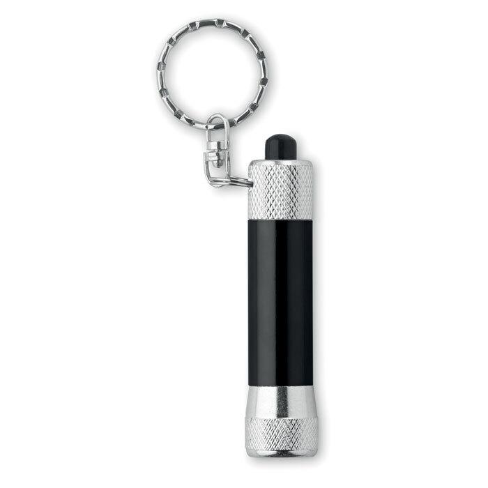 GiftRetail MO8622 - ARIZO Aluminium torch with key ring