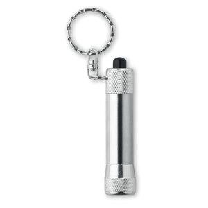 GiftRetail MO8622 - ARIZO Aluminium torch with key ring