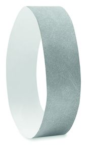 GiftRetail MO8942 -  TYVEK One sheet of 10 wristbands Silver