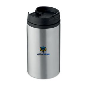 GiftRetail MO9246 - FALUN Double wall cup 250 ml matt silver